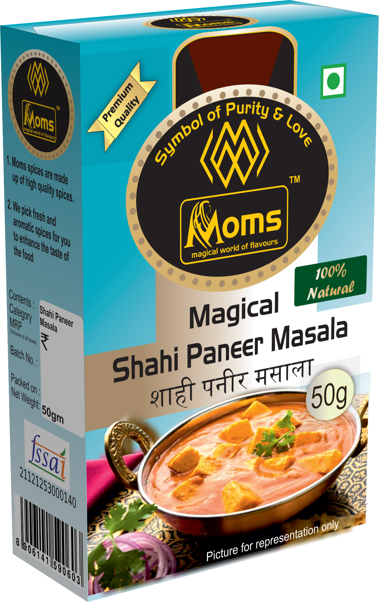 Original Moms Magical Shahi Paneer Masala 50g box